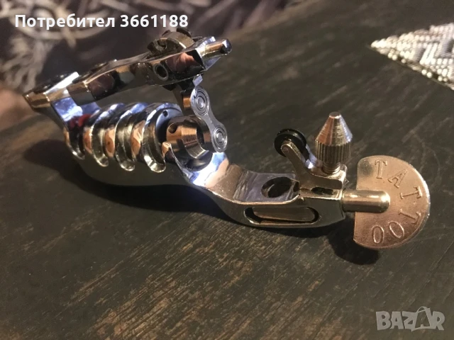 Универсална роторна таттоо машина хром, снимка 4 - Друго оборудване - 50653164