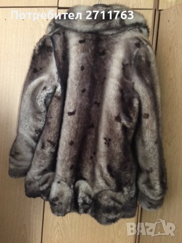 късо палто изкуствен косъм , снимка 2 - Палта, манта - 38171156