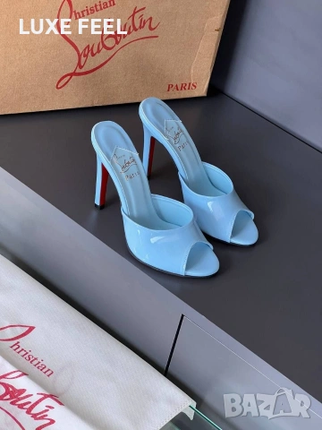 Christian Louboutin ⚜️Дамски Чехли , снимка 10 - Чехли - 53902521