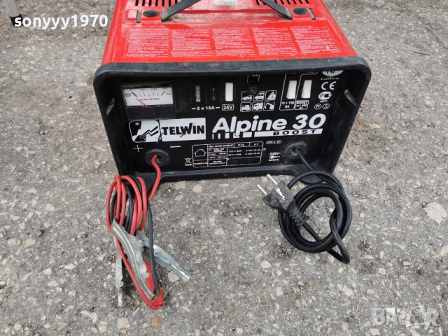 TELWIN ALPINE 30 CHARGER+BOOST-ВНОС SWISS 1104261729, снимка 5 - Аксесоари и консумативи - 54167006