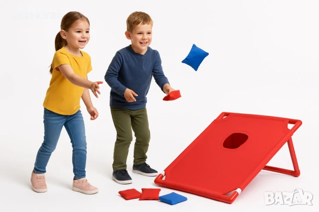 К-т с дъска и торбички за хвърляне