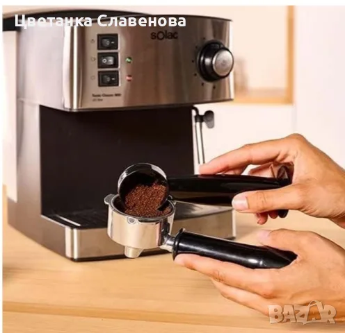 Кафемашина еспресо Solac, CE4483, Taste Classic M80, Неръждаема стомана, 20 бара, 1,6 л, 850 W, снимка 4 - Кафемашини - 55751681