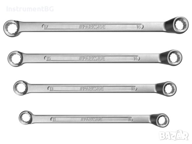 Комплект двустранни звездогаечни ключове PARKSIDE® 10-17 / 4 части