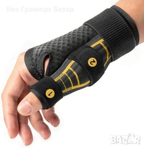 Нова Ортеза за палец с шини L/XL за лява и дясна ръка Стабилизираща шина при артрит