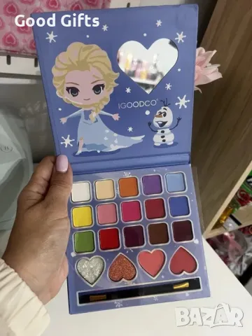 Палитра с детски гримове 20 части Елза от Замръзналото Кралство, снимка 2 - Образователни игри - 50160778