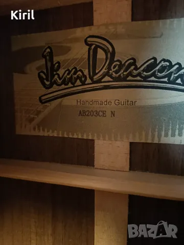 Акустичена Бас китара Jim Deacon Handmade in UK, снимка 16 - Китари - 50180121