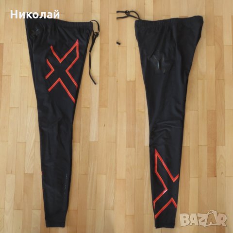 2XU Compression Tights men black-red , снимка 3 - Спортни дрехи, екипи - 32105107