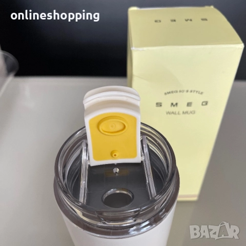 **НОВИ** Термо чаши SMEG Wall Mug – 420 мл в 2 цвята, снимка 6 - Други стоки за дома - 52874556