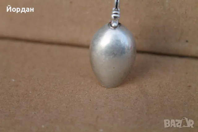 Сребърна лъжица, снимка 6 - Антикварни и старинни предмети - 47608419