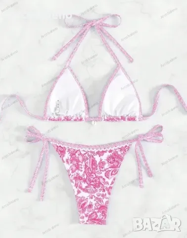 Секси дамски бански костюм във флорален принт, 6цвята , снимка 3 - Бански костюми - 50406011