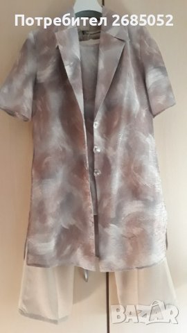 Дамски летен костюм от три части размер М, снимка 1