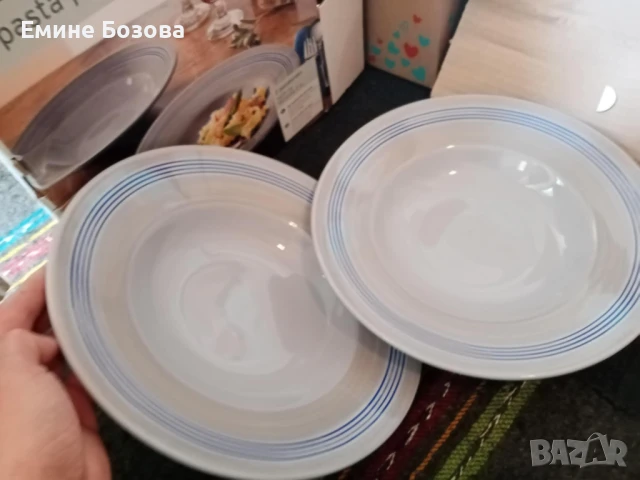 сервиз за храна 18 части, чинии за паста, снимка 6 - Сервизи - 50949454