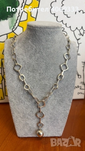 Сребърно колие 925 , снимка 8 - Колиета, медальони, синджири - 54366101
