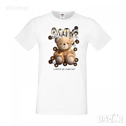 Мъжка тениска bear SMILE Мече,Меченце,Животно, Играчка,Изненада,Подарък,Повод,, снимка 9 - Тениски - 37294292