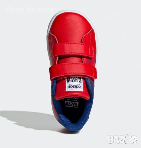 маратонки  ADIDAS Advantage I Spider Red  номер 21,5-22, снимка 4 - Детски маратонки - 40231909