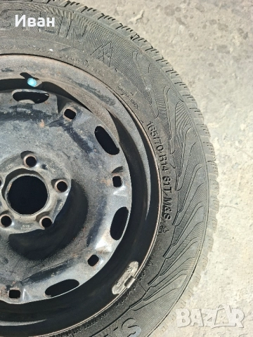 Железни джанти 14 за WV FOX POLO, снимка 3 - Гуми и джанти - 52258144