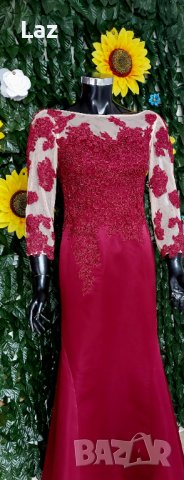 официална бална рокля в бордо или черно, снимка 5 - Рокли - 39852581