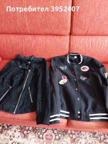 2 броя черни женски якета, размер S