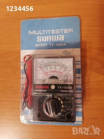 Нов, запечатан, аналогов мултимер / амперволтомметър Sunwa YX-1000A, джобен, олекотен, компактен мно