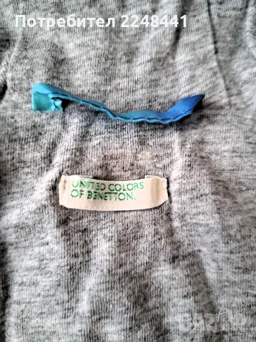 Детско преходно яке Benetton No. 68 (3-9м), снимка 4 - Бебешки якета и елеци - 55876765