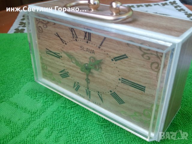 Електроно-механичен часовник будилник, снимка 2 - Други - 30460004