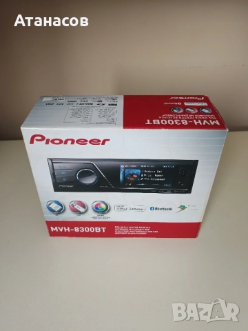 Pioneer MVH 8300BT НОВ мултимедия за кола с цветен дисплей Bluetooth USB 