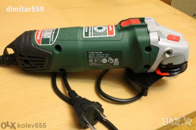 BOSCH 750W Ъглошлайф, снимка 8 - Винтоверти - 38225430