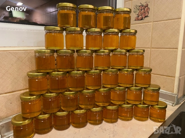 Бурканчета с мед 40 мл. за сватба или кръщене, снимка 6 - За пчели - 51933717