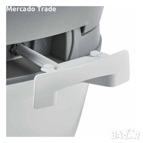 Мобилна химическа къмпинг тоалетна Mercado Trade, Пластмаса, Бял, снимка 6 - Химически тоалетни - 51522109