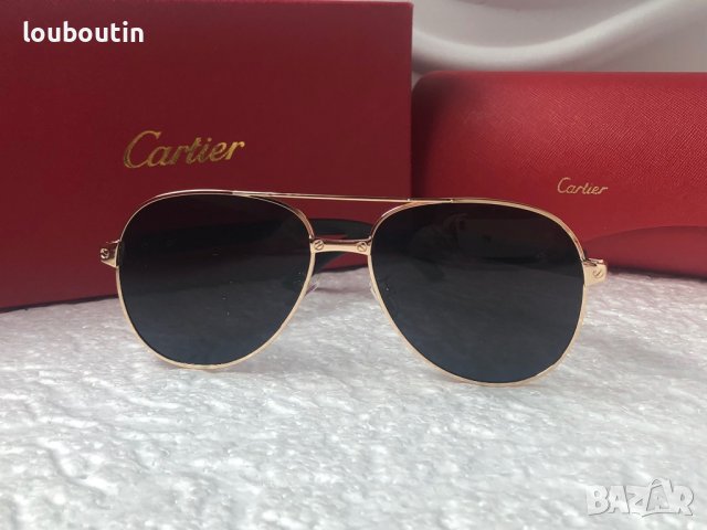 Cartier 2022 висок клас мъжки слънчеви очила унисекс, снимка 8 - Слънчеви и диоптрични очила - 37375466
