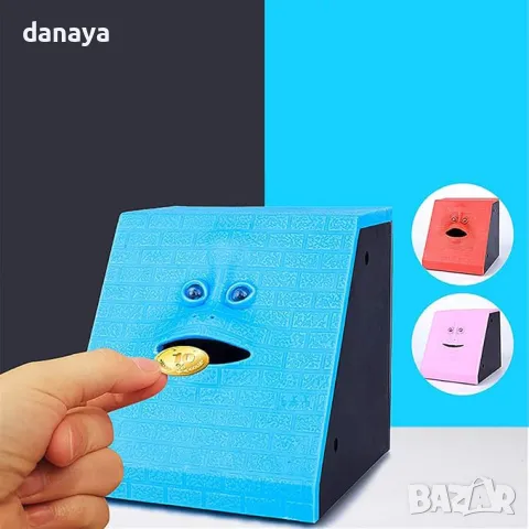 5572 Детска касичка Маймуна ядяща монети, снимка 2 - Музикални играчки - 48546463