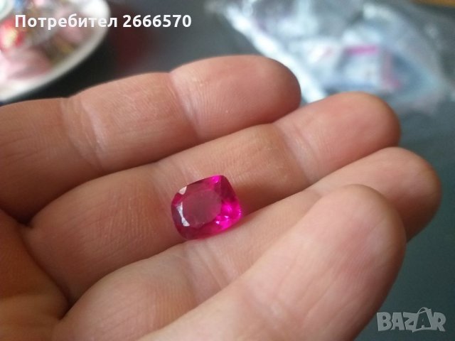 Натурален сертифициран рубелит тулмалин , рубин смарагд диамант сапфир, снимка 6 - Антикварни и старинни предмети - 35359346