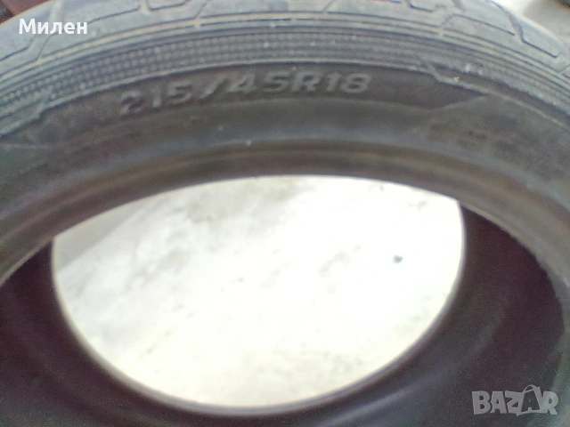 2 броя летни Hankook 215/45/18 Дот 2019
