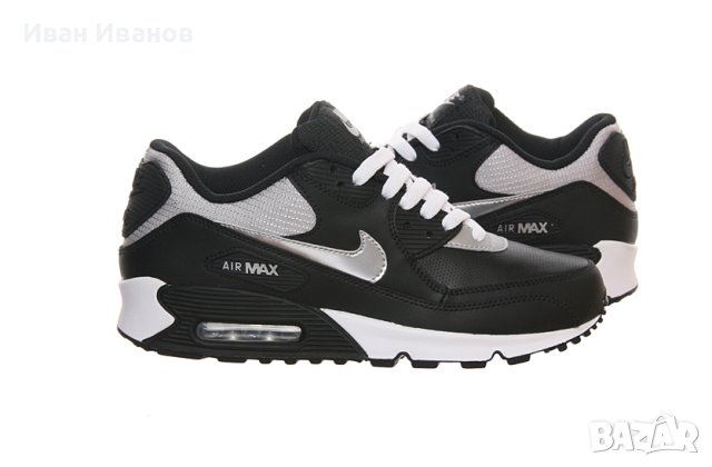 оригинални маратонки Nike Air Max 90 Black номер 42.5, снимка 3 - Маратонки - 42630010