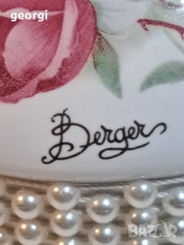 италианско порцеланово шишенце пулвелизатор Berger за наливен парфюм 29/5, снимка 7 - Дамски парфюми - 52518599