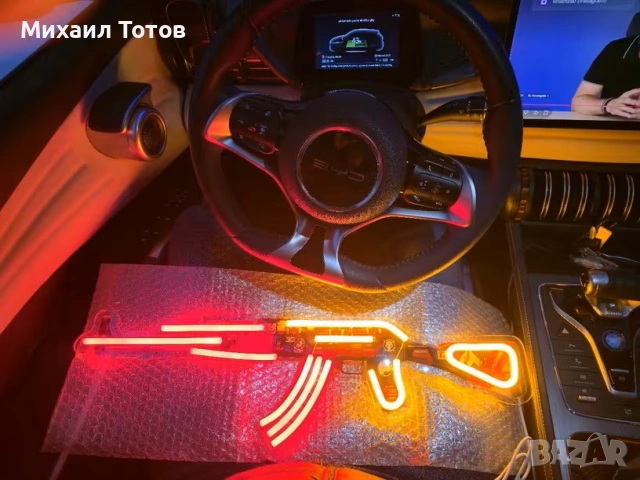 Светещ неонов AK47 - CS2, снимка 2 - Други - 54307884