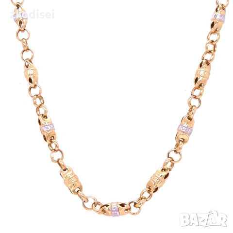 Златен синджир 11,27гр. 60,0см. 14кр. проба:585 модел:38174-1, снимка 2 - Колиета, медальони, синджири - 53986049