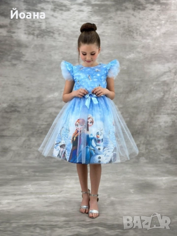 Официални детски рокли с Елза, снимка 3 - Детски рокли и поли - 50791797