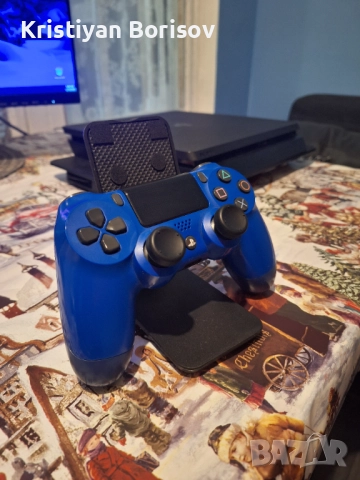 Ps4:slim + контролер + кабели + 7 игри бонус, снимка 5 - PlayStation конзоли - 52719765