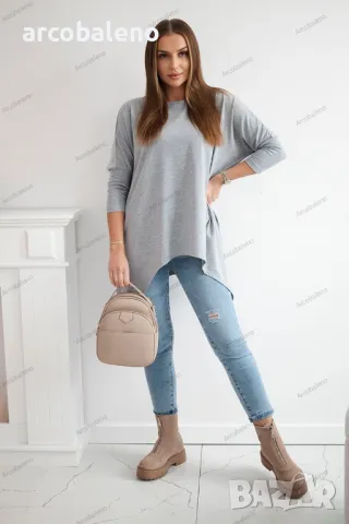 Дамска блуза oversize, 15цвята , снимка 2 - Блузи с дълъг ръкав и пуловери - 47813993