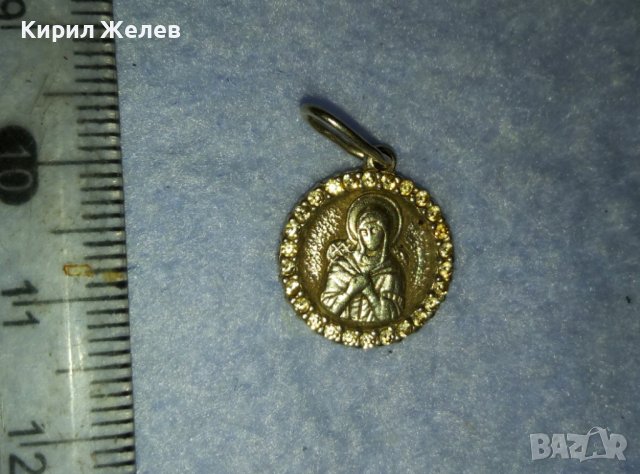 СТАРА СРЕБЪРНА НАГРЪДНА ИКОНКА МАЙСТОРСКА ИЗРАБОТКА 40031, снимка 11 - Антикварни и старинни предмети - 42425224