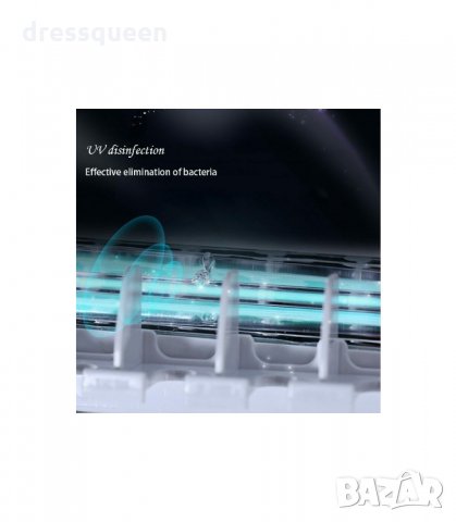 2846 UV стерилизатор за четки за зъби 3 в 1, Поставка, Дозатор за паста, снимка 9 - Други - 34268431
