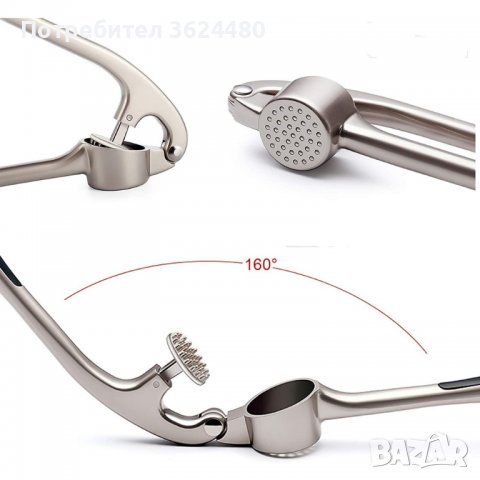 Метална преса за чесън, снимка 6 - Други стоки за дома - 39985279