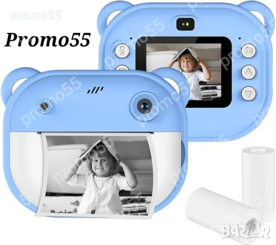 Детски Фотоапарат камера с незабавен печат и функции „Направи си сам“, снимка 3 - Други - 48035617