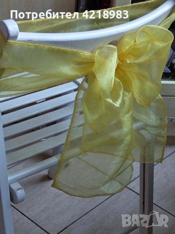 Панделки за столове , снимка 2 - Декорация - 51675898