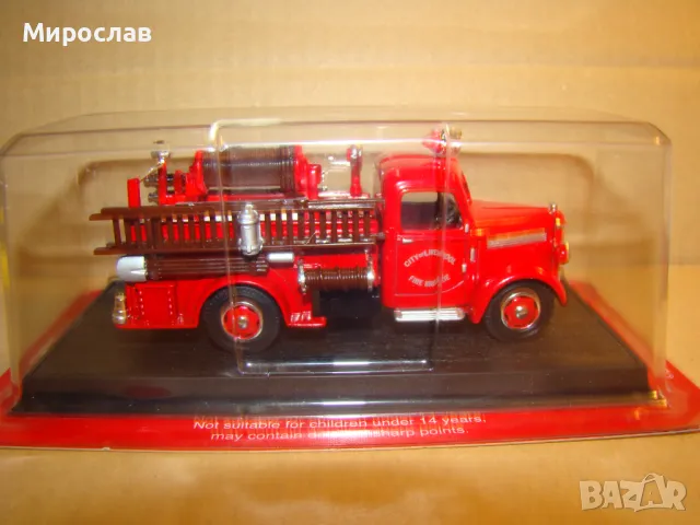1:43 BEDFORD 1939 КАМИОН ПОЖАРНА КОЛИЧКА ИГРАЧКА МОДЕЛ, снимка 4 - Колекции - 48285539
