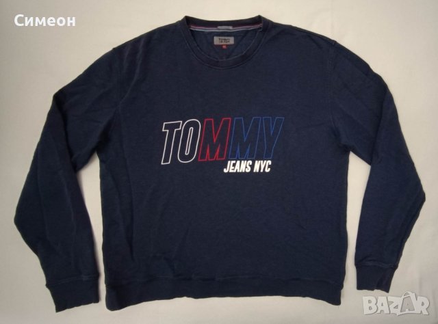 Tommy Jeans Sweatshirt оригинално горнище 2XL памучен суичър горница, снимка 1 - Суичъри - 39848743