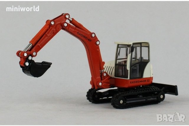 Экскаватор KAIDIWEI HR32 - мащаб 1:50 на KWD моделът е нов в кутия, снимка 10 - Колекции - 42034445