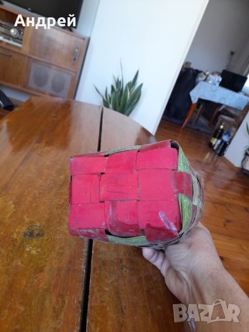 Стара кошница,кошничка #4, снимка 6 - Други ценни предмети - 40391743