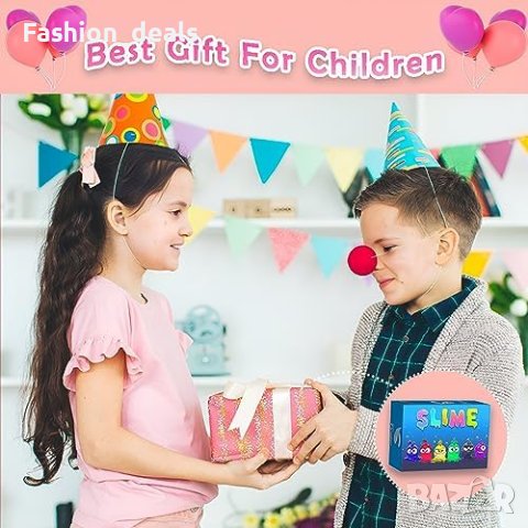 Нов Детски Забавен Комплект Слуз Еднорог 24 Цветни Изненади Подарък, снимка 4 - Други - 42547487